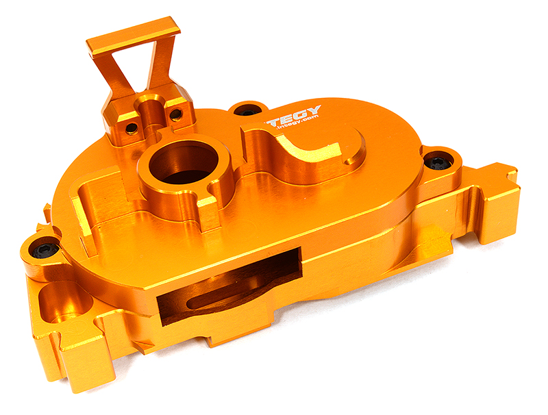 C32932ORANGE Billet Machined Motor Mount Set for Arrma 1/10 Kraton 4X4 4S V2 BLX ARA311106 - Image 1