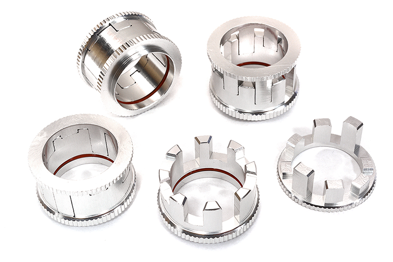 C32933SILVER 4-Step 15-24mm Adj Spring Spacers for Arrma 1/10 Kraton 4X4 4S ARAC9091 ARAC9092 - Image 1