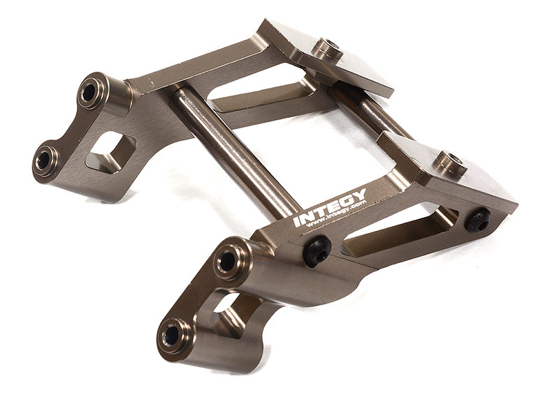 C32934GREY Billet Machined Rear Wing Mount for Arrma 1/10 Kraton 4X4 4S V2 BLX ARA320631 - Image 1