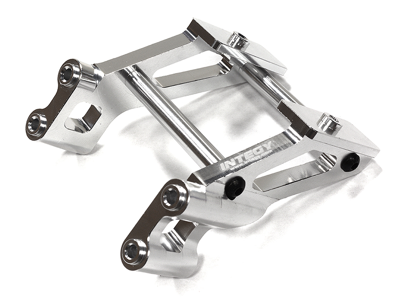 C32934SILVER Billet Machined Rear Wing Mount for Arrma 1/10 Kraton 4X4 4S V2 BLX ARA320631 - Image 1