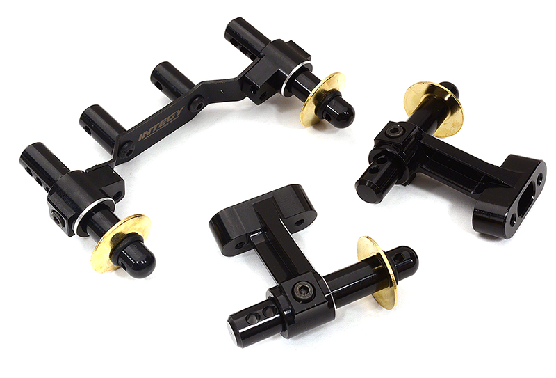 C32935BLACK Front & Rear Body Mounts for Arrma Kraton 4X4 4S V2 BLX 1/10 Scale ARA320630 - Image 1