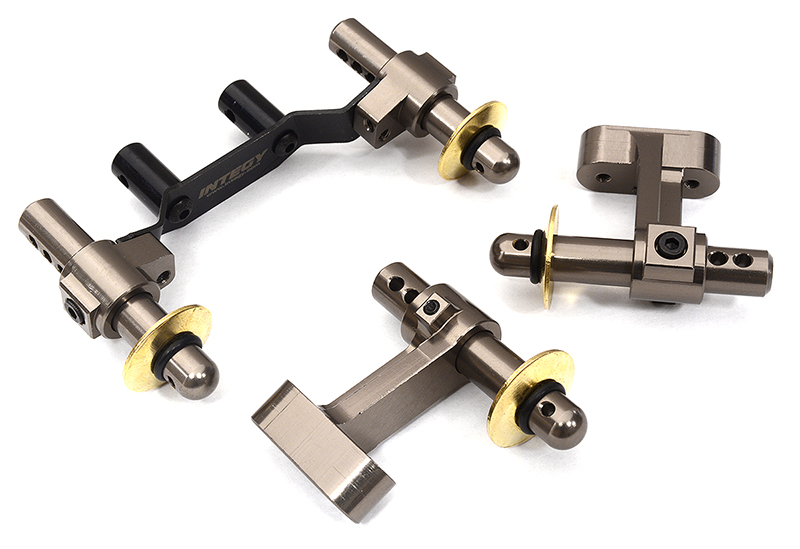 C32935GREY Front & Rear Body Mounts for Arrma Kraton 4X4 4S V2 BLX 1/10 Scale ARA320630 - Image 1