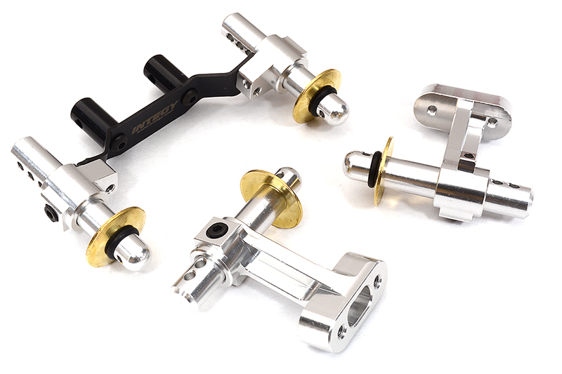 C32935SILVER Front & Rear Body Mounts for Arrma Kraton 4X4 4S V2 BLX 1/10 Scale ARA320630 - Image 1