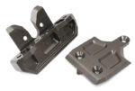 Machined Rear Skid Plate & Bumper w/ 1-Pc Block D for Traxxas 1/8 Sledge 9536