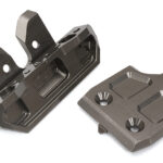 Machined Rear Skid Plate & Bumper w/ 1-Pc Block D for Traxxas 1/8 Sledge 9536