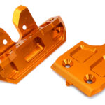 Machined Rear Skid Plate & Bumper w/ 1-Pc Block D for Traxxas 1/8 Sledge 9536