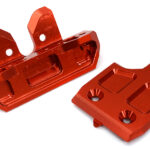 Machined Rear Skid Plate & Bumper w/ 1-Pc Block D for Traxxas 1/8 Sledge 9536