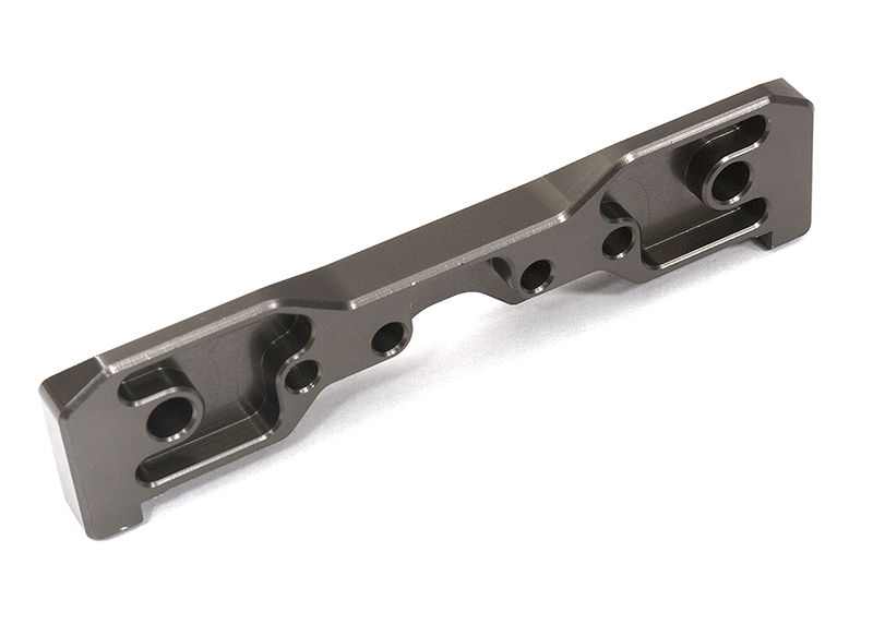 C32938GREY Machined 1-Piece Front Brace B Hinge Pin Block for Traxxas 1/8 Sledge 4WD 9535 - Image 1