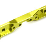 Billet Machined 1-Piece Rear Brace C Hinge Pin Block for Traxxas 1/8 Sledge 9528