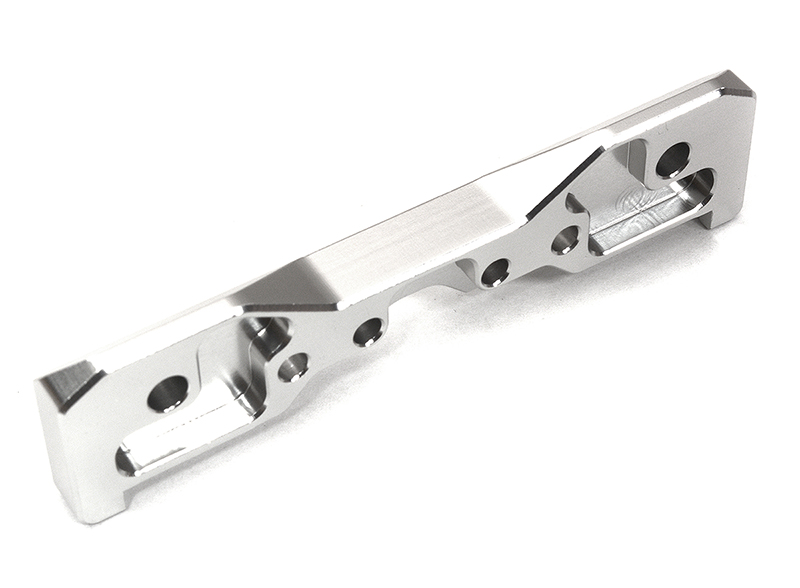 C32939SILVER Billet Machined 1-Piece Rear Brace C Hinge Pin Block for Traxxas 1/8 Sledge 9528 - Image 1