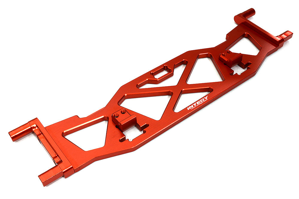 C32940RED Billet Machined Battery Hold Down Plate for Traxxas 1/8 Scale Sledge 4WD 9627 - Image 1