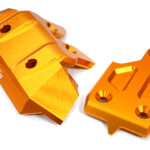 Machined Front Skid Plate & Bumper w/ 1-Pc Block A for Traxxas 1/8 Sledge 9535