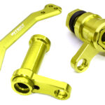 Billet Machined Green Steering Bellcrank Set for Traxxas 1/8 Sledge 4WD 9545