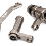 Billet Machined Grey Steering Bellcrank Set for Traxxas 1/8 Sledge 4WD 9545