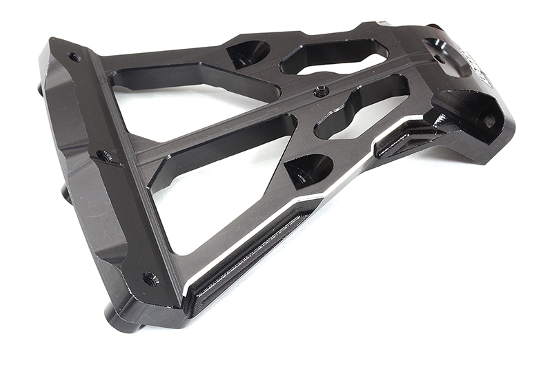 C32943BLACK Machined Front Bumper Support Brace for Arrma 1/7 Limitless All-Road ARA320521 - Image 1