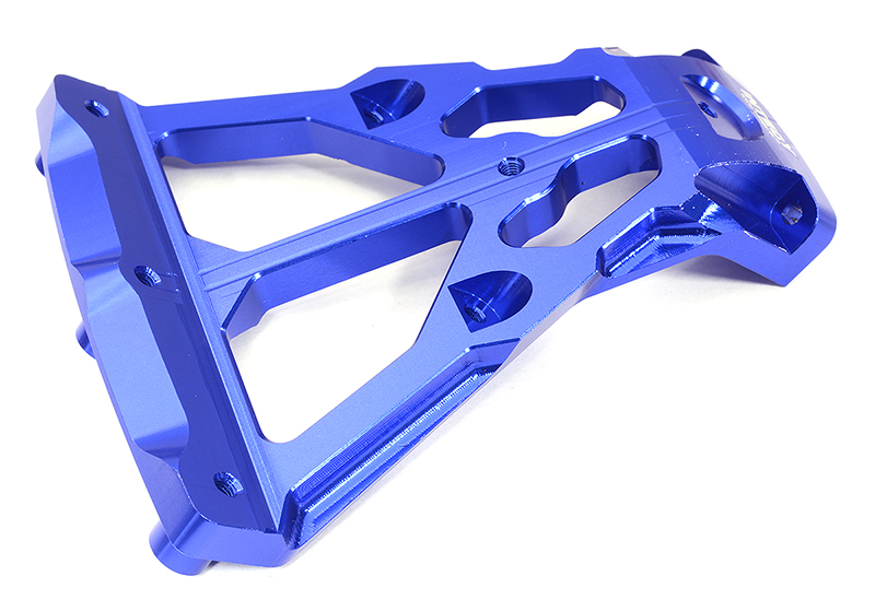 C32943BLUE Machined Front Bumper Support Brace for Arrma 1/7 Limitless All-Road ARA320521 - Image 1