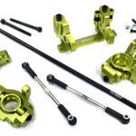 Green Rear Wheel Steering Conversion Kit for Arrma 1/7 Limitless All-Road