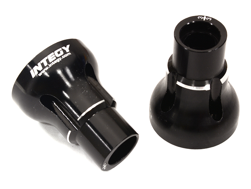 C32946BLACK Billet Machined 3 Degree Axle Mount Set for Losi 1/8 LMT 1.0 4WD Monster Truck - Image 1