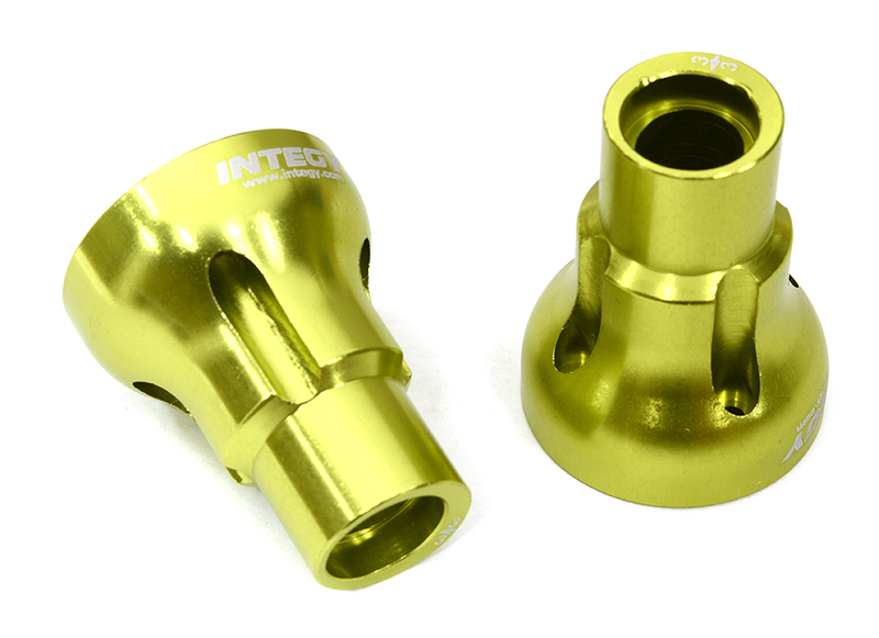 C32946GREEN Billet Machined 3 Degree Axle Mount Set for Losi 1/8 LMT 1.0 4WD Monster Truck - Image 1