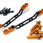 Front & Rear Body Mounts w/ Body Posts for Arrma 1/7 Infraction 6S BLX ARA320517