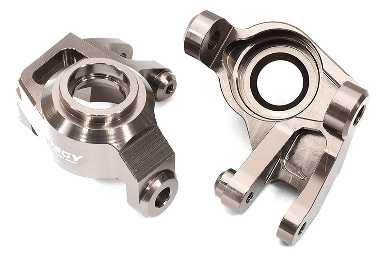 C32952GREY Billet Machined Steering Knuckles for Axial 1/6 SCX6 Jeep JLU Wrangler 252004 - Image 1