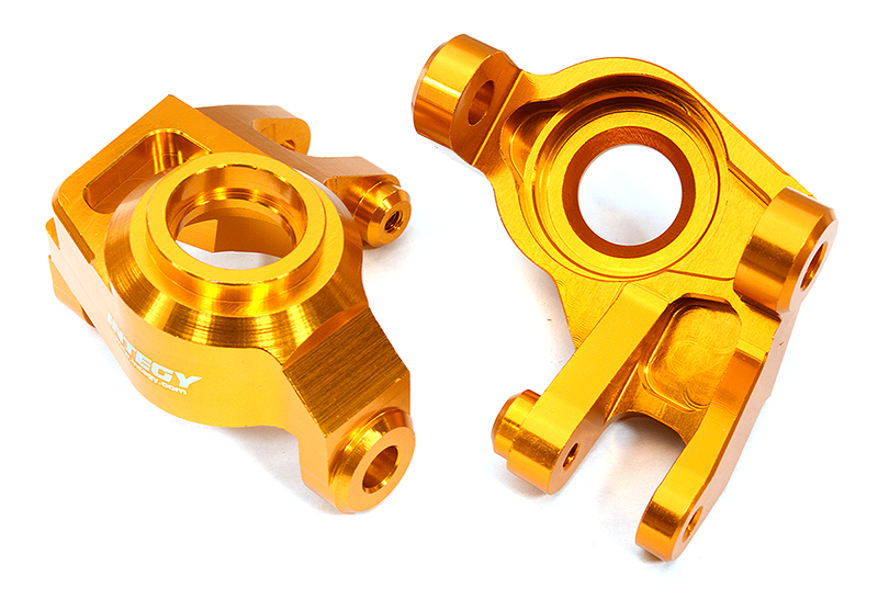 C32952ORANGE Billet Machined Steering Knuckles for Axial 1/6 SCX6 Jeep JLU Wrangler 252004 - Image 1