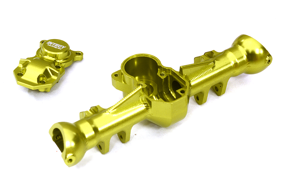 C32953GREEN Billet Machined Front Axle Housings for Axial 1/24 SCX24 Rock Crawler - Image 1