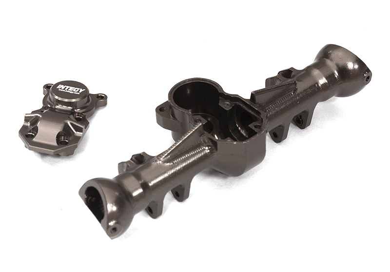 C32953GREY Billet Machined Front Axle Housings for Axial 1/24 SCX24 Rock Crawler - Image 1