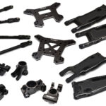 Complete Black Suspension Upgrade Kit for Traxxas Sledge 1/8 Scale 4WD