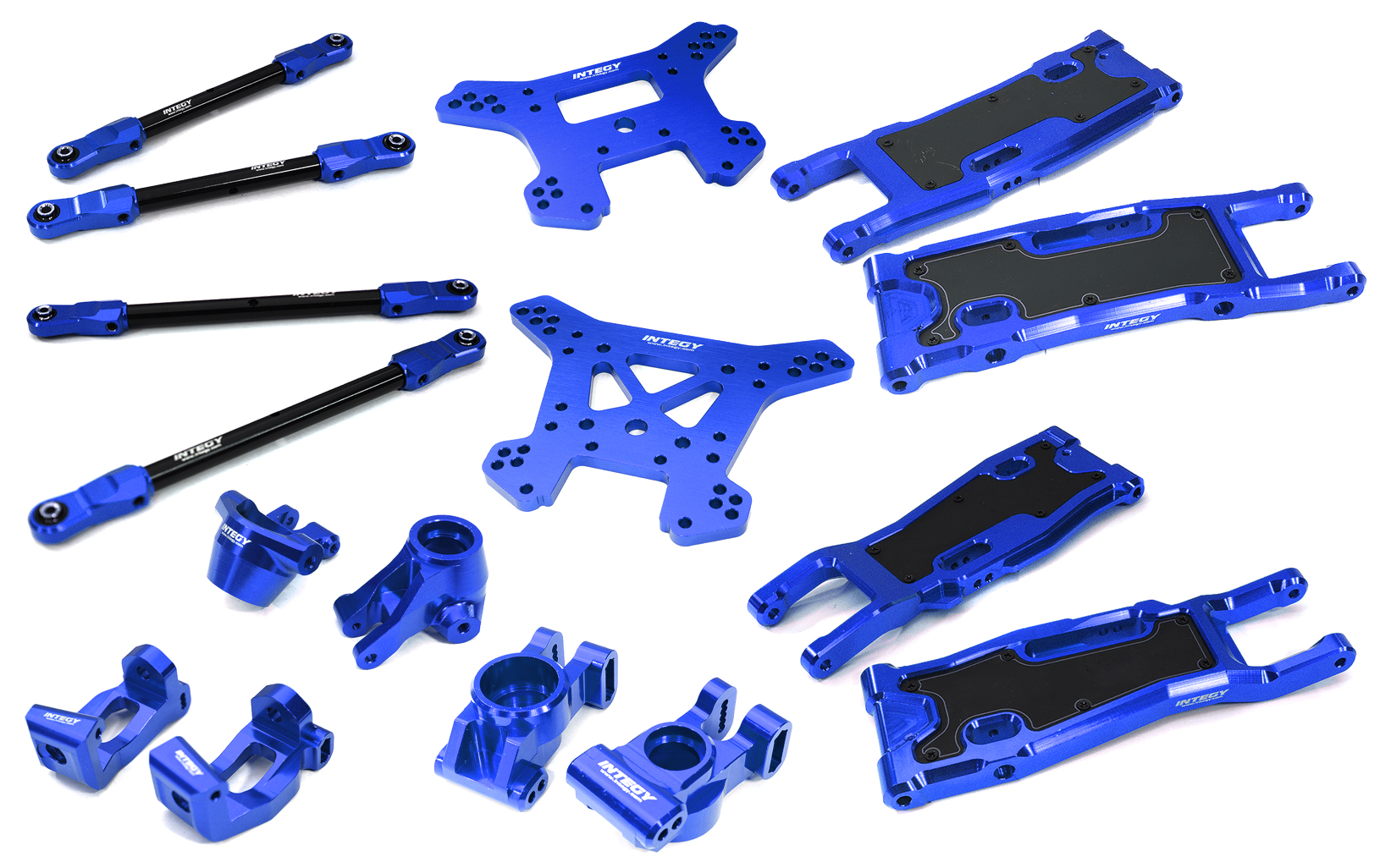 C32955BLUE Blue Complete Suspension Upgrade Kit for Traxxas Sledge 4WD 1/8 Scale - Image 1