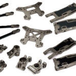 Complete Grey Suspension Upgrade Kit for Traxxas Sledge 4WD 1/8 Scale