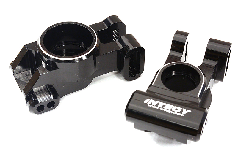 C32958BLACK Billet Machined Rear Hub Carriers for Traxxas 1/8 Sledge 4WD Monster Truck 9552 - Image 1