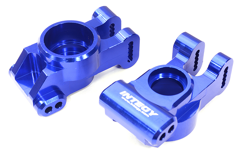 C32958BLUE Billet Machined Rear Hub Carriers for Traxxas 1/8 Sledge 4WD 9552 - Image 1