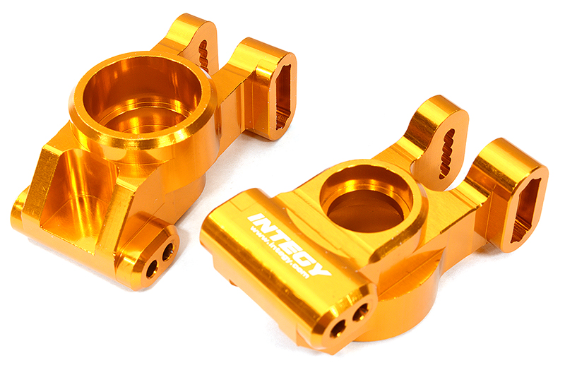 C32958ORANGE Billet Machined Rear Hub Carriers for Traxxas 1/8 Sledge 4WD 9552 - Image 1