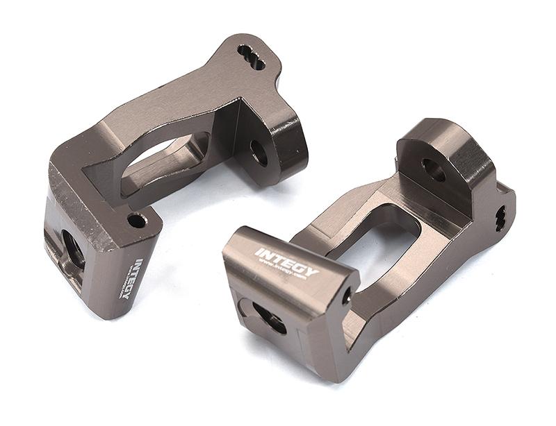 C32959GREY Billet Machined Caster Blocks for Traxxas 1/8 Sledge 4WD 9532 - Image 1