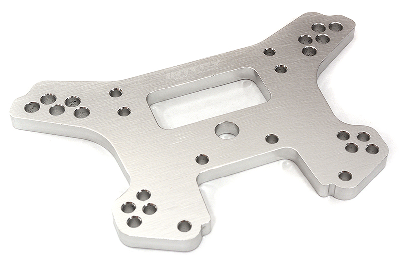 C32961SILVER Silver Billet Machined Front Shock Tower for Traxxas 1/8 Scale Sledge 4WD 9539 - Image 1