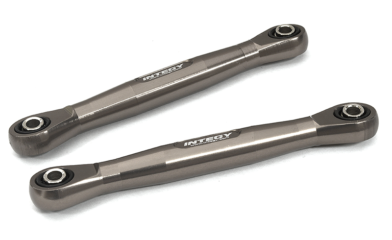 C32963GREY Grey Billet Machined Steering Servo Links Upgrade for Losi 1/5 DBXL-E 2.0 - Image 1