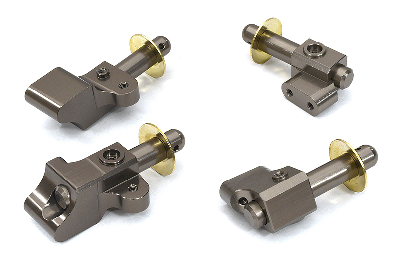 C32964GREY Machined F&R Body Mounts & Posts for Arrma 1/8 Notorious 6S BLX V5 AR320365 - Image 1