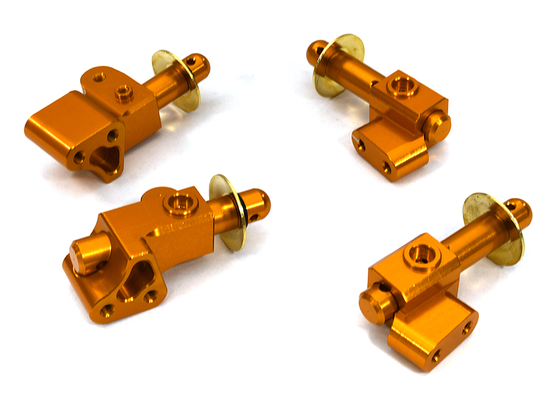 C32964ORANGE Machined F&R Body Mounts & Posts for Arrma 1/8 Notorious 6S BLX V5 AR320365 - Image 1