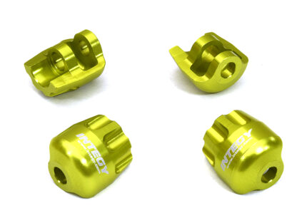 Green Billet Machined Shock Cap Protectors for Arrma 1/8 Kraton 6S BLX AR330492