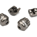 Grey Billet Machined Shock Cap Protectors for Arrma 1/8 Kraton 6S BLX AR330492