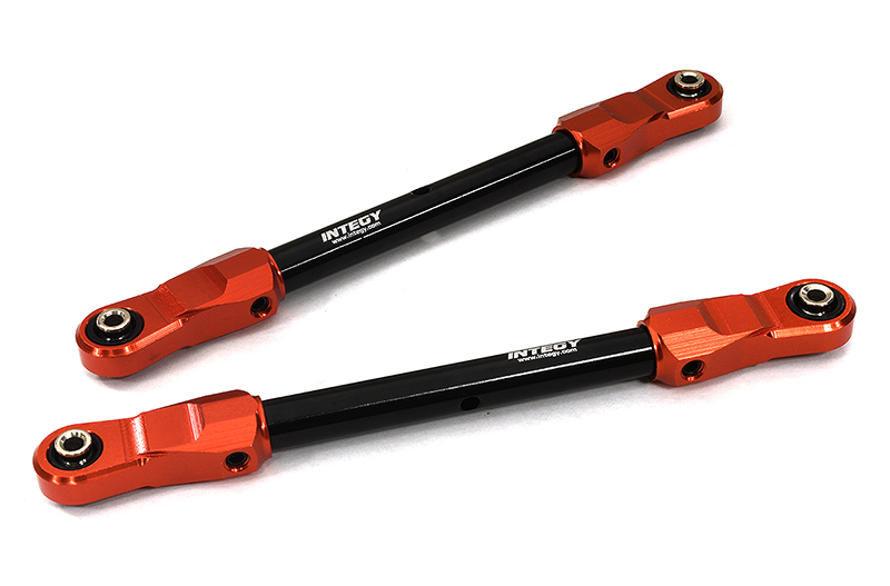 C32966RED Billet Machined Front 117mm Upper Linkages for Traxxas 1/8 Sledge 4WD 9547 - Image 1