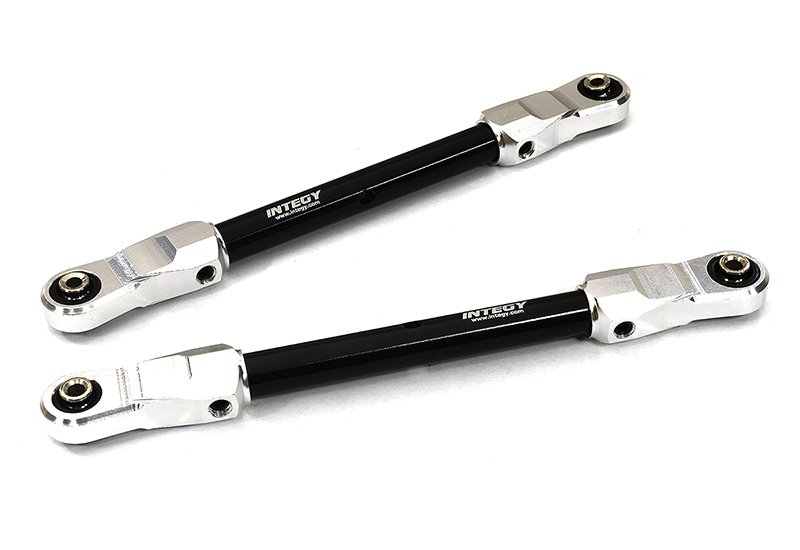 C32966SILVER Billet Machined Front 117mm Upper Linkages for Traxxas 1/8 Sledge 4WD 9547 - Image 1
