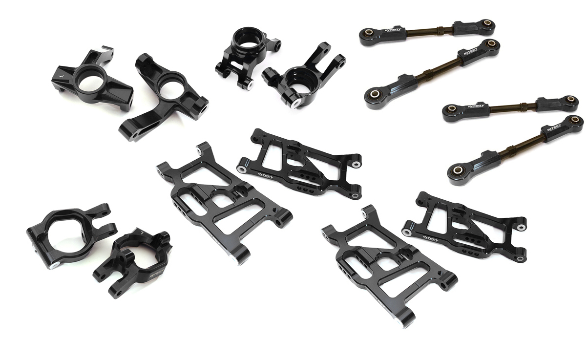 C32968BLACK Black Billet Machined Upgrade Conversion Kit for Losi 1/5 Desert Buggy XL-E 2.0 - Image 1
