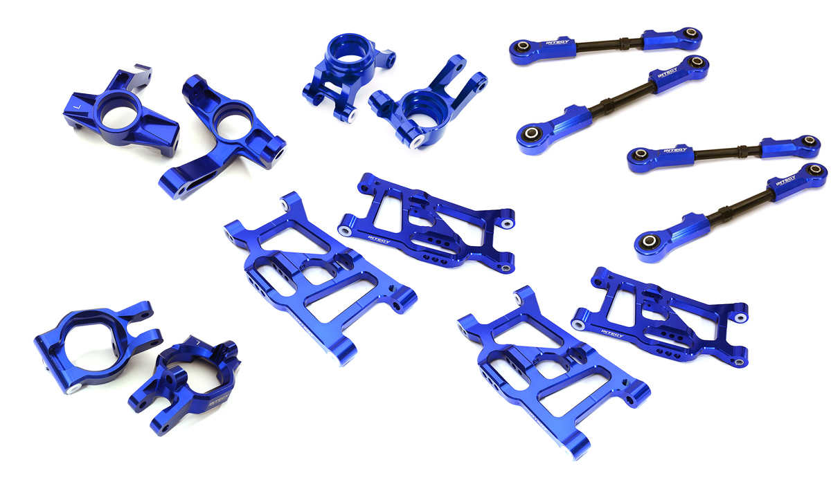 C32968BLUE Blue Billet Machined Upgrade Conversion Kit for Losi 1/5 Desert Buggy XL-E 2.0 - Image 1