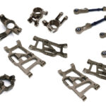 Billet Machined Conversion Kit for Losi 1/5 Desert Buggy XL-E 2.0 - Grey