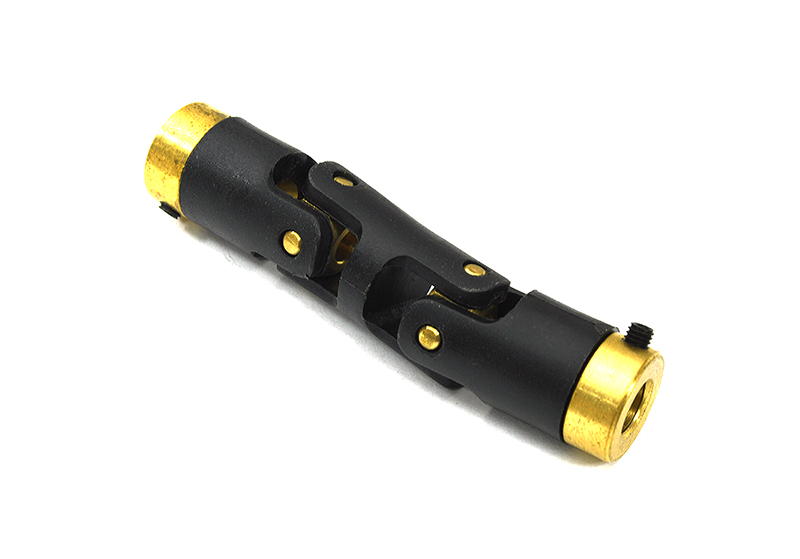 C32998 Motor Coupler Double Joint L=63mm O.D.=13mm 3.17mm to 6mm for RC Boat - Image 1