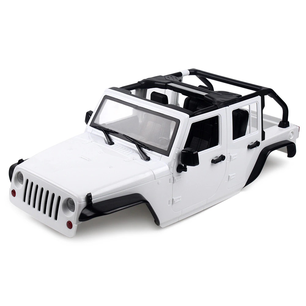 C32999WHITE Realistic JW10-C Hard Plastic Body Kit for 1/10 Scale Off-Road Crawler WB=313mm - Image 1