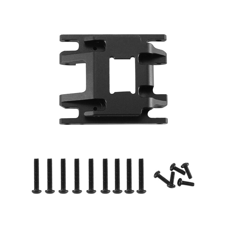 C33011BLACK Alloy Machined Center Skid Plate for Traxxas 1/18 TRX-4M Crawler 9736 - Image 1