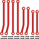 Alloy Machined Suspension Linkages (8) for Traxxas 1/18 TRX-4M Crawler 9842